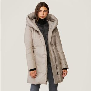 Soia & Kyo CAMELIA coat in army green.